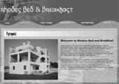 Rhodes Bed & Breafast (Not a real B&B) - (X)HTML, PHP, CSS, Flash